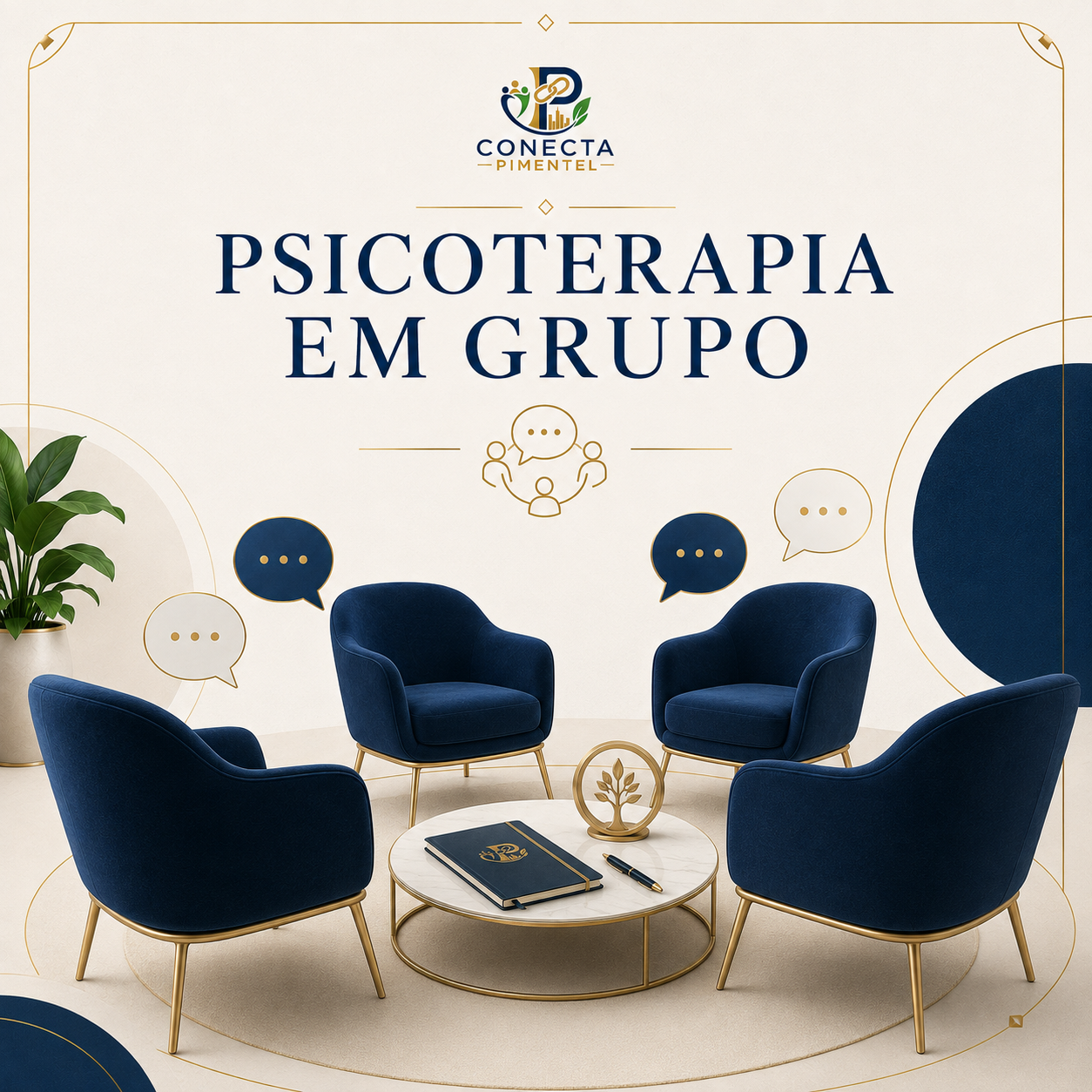 Arte do serviço Terapia Cognitivo-Comportamental - TCC